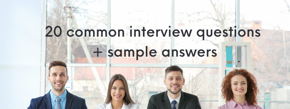 20 common interview questions and sample answers for the non-native speaker